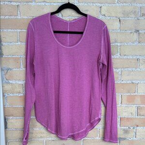 Lululemon Pink Long Sleeve Top